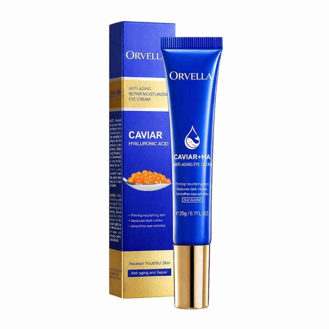Crème Yeux Anti-Âge ORVELLA Caviar & Acide Hyaluronique