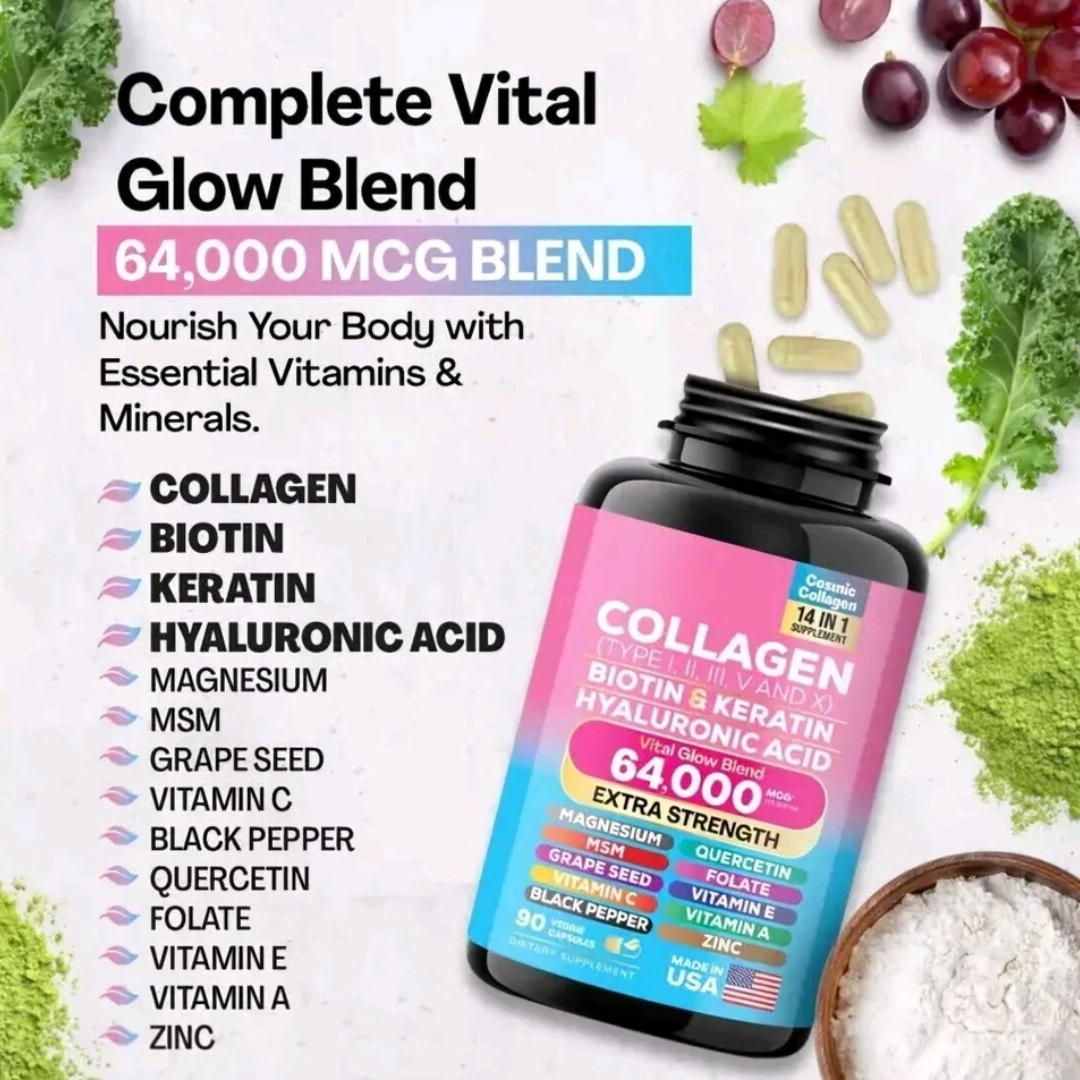 Complément Collagène Vital Glow 14-en-1