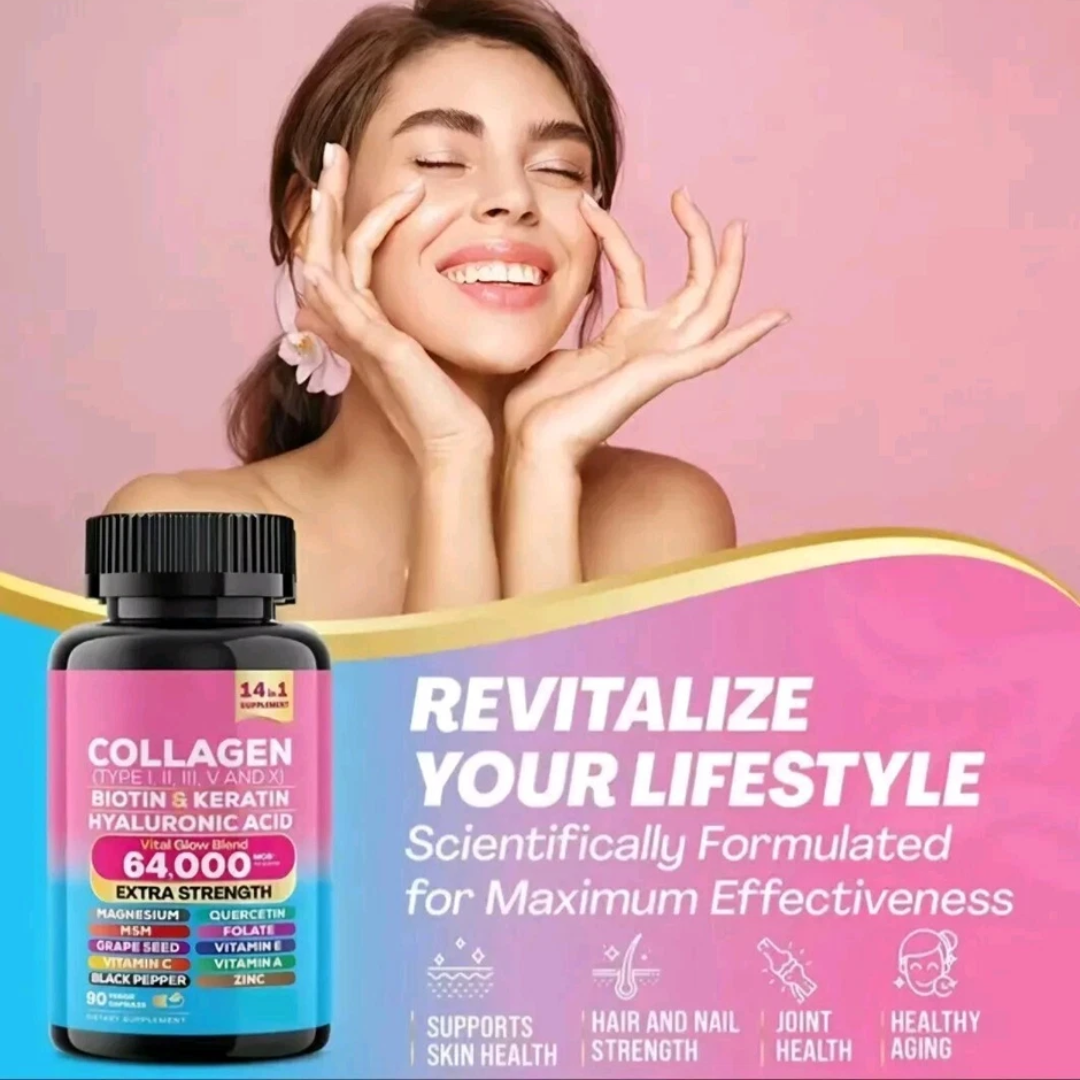 Complément Collagène Vital Glow 14-en-1