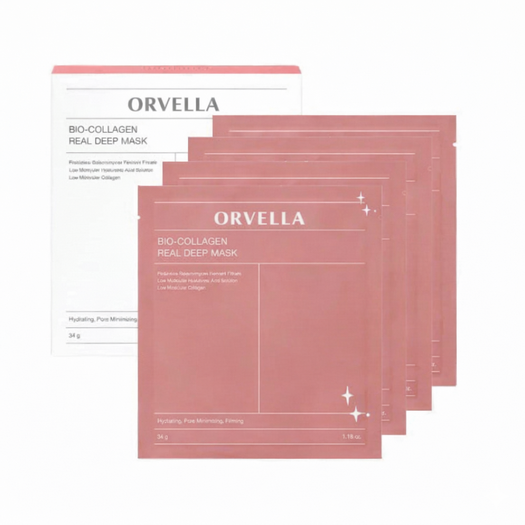 Orvella - Masque Profond Bio Collagène - Pack de 4