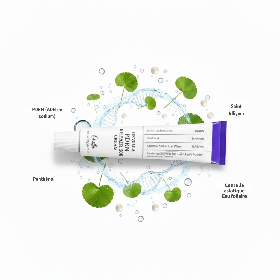 Crème Réparatrice PDRN 500 Orvella – Régénération et Réparation de la Barrière Cutanée