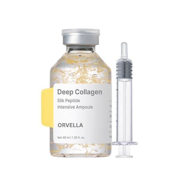 Ampoule aux peptides de soie et collagène